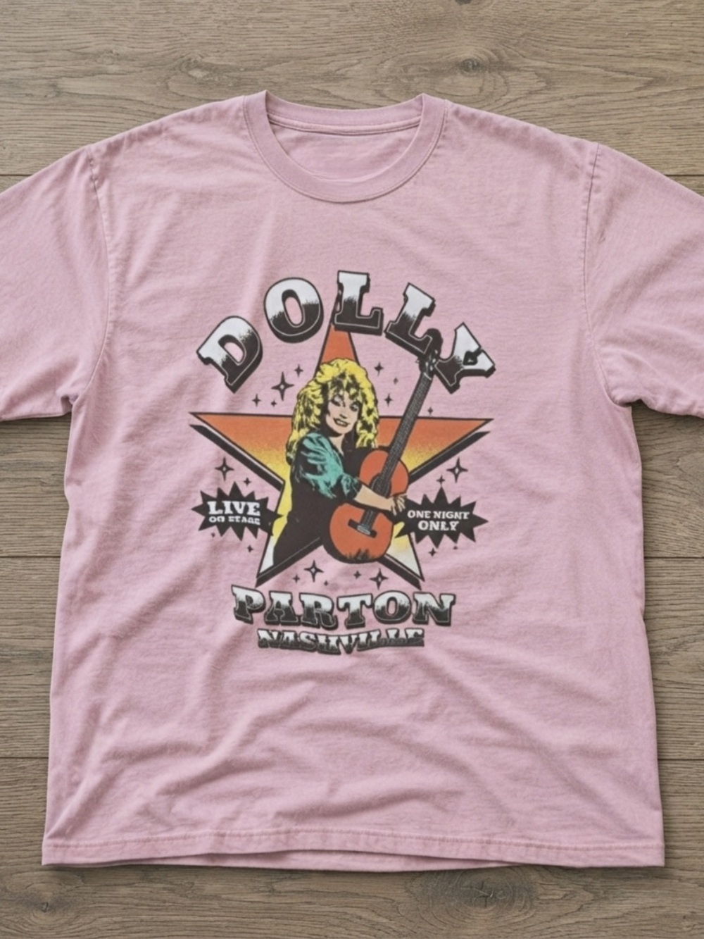 Gildan Pink Dolly Parton Graphic Tee